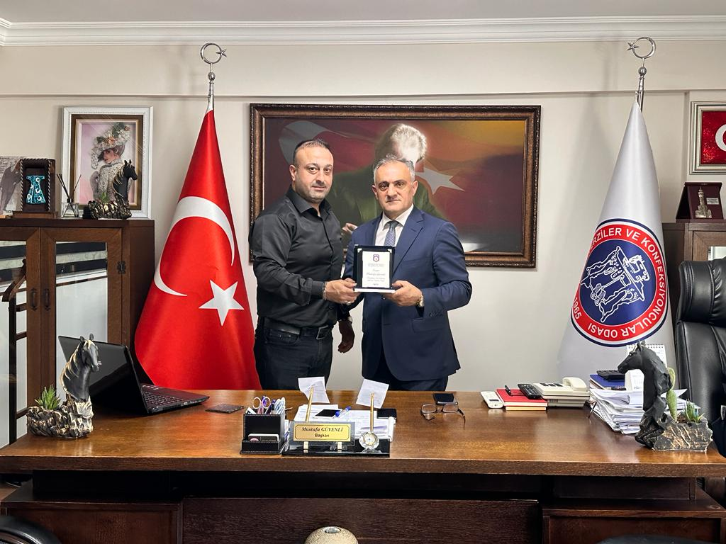 Genel Başkanımız Sayın Bedri YALÇIN İzterkon Başkanı Mustafa Güvenli'yi ziyaret etti.