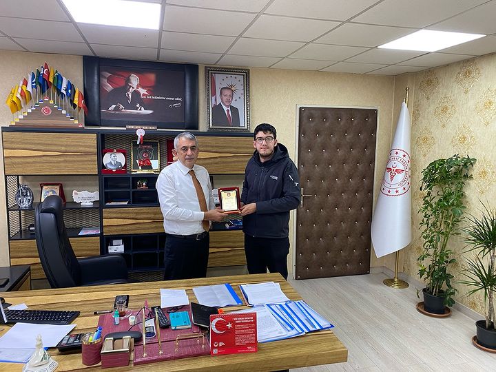 Genel Sekreterimiz, Sayın Ruhi TIĞLI Iğdır İl Sağlık Müdürü Abaset BAĞCI'yı ziyaret etti.