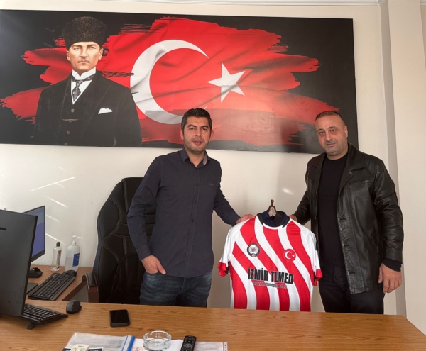 İZMİRTUMED’den Spor Şube Müdürü Resul Büyükkahraman’a Ziyaret